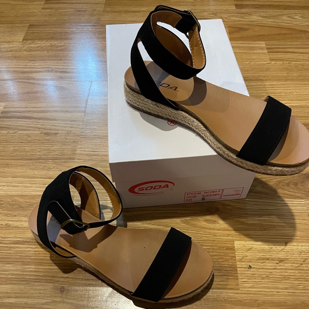 Soda Black Women’s Sandals